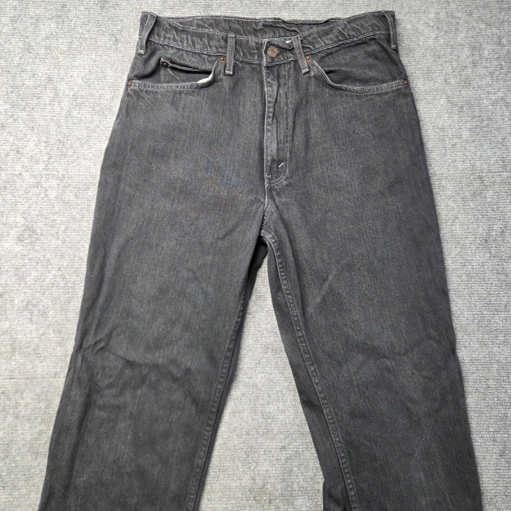 Vintage Levi's 509 Men's 30x32 Black Jeans Orange Tab Straight Leg 90s Denim